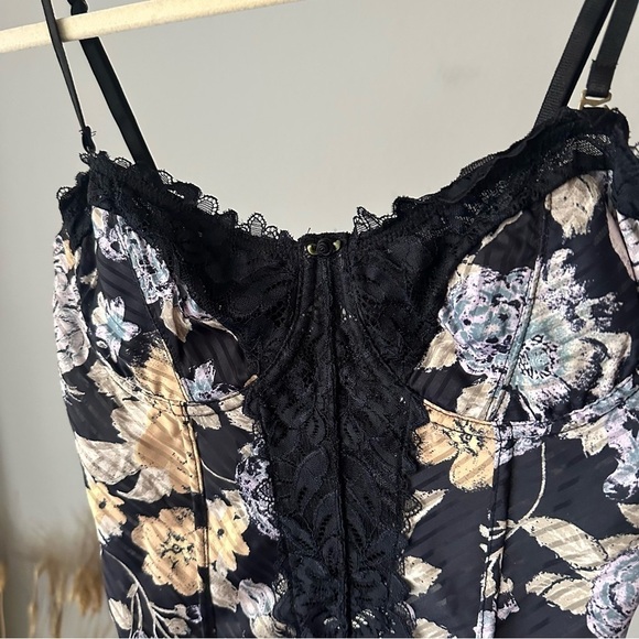 Free People Intimately Good Luck Charm Bodysuit in Black Size medium - Picture 5 of 14